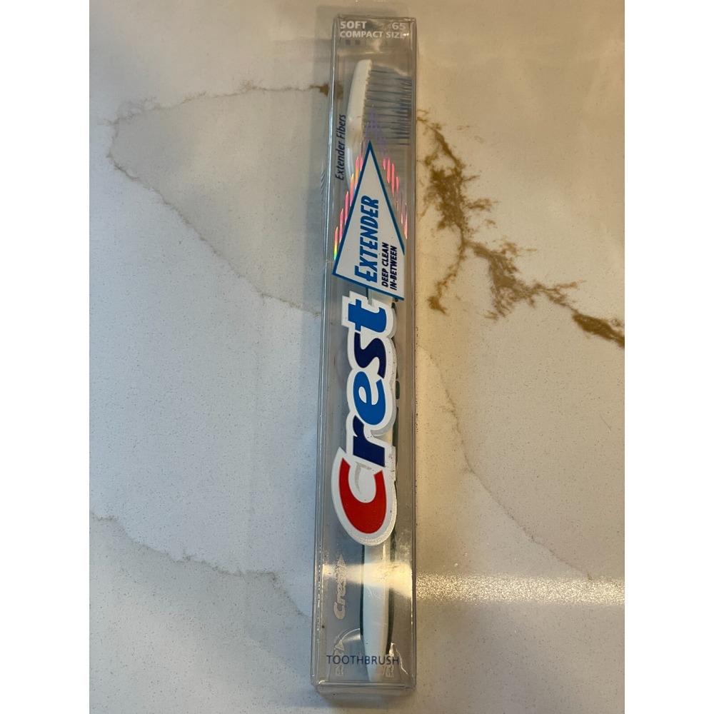 Vintage Crest Extender Deep Clean Inbetween Toothbrush Soft 65 New‎ Old Stock